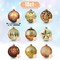 18ct 80mm Christmas Ball Shatterproof Large Hanging Ball Ornaments in a Gift Box Ideal for Xmas Decorations (3.15”, Champagne+Gold)
